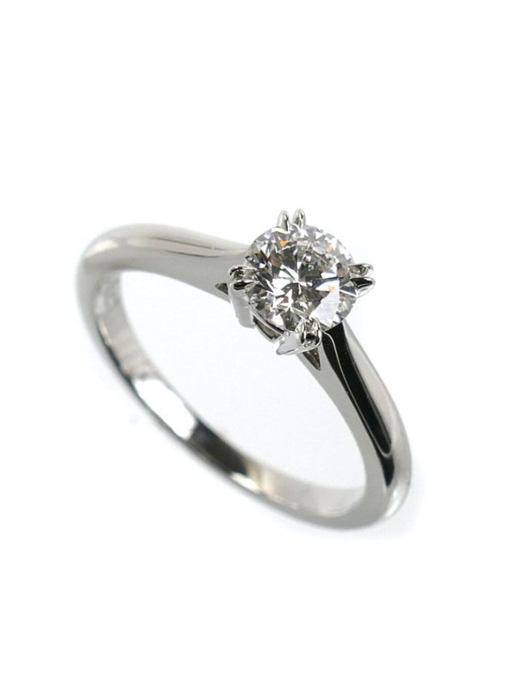 Harry Winston Platinum Solitaire Ring Diamond